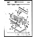 Frigidaire DESFW0 console and control parts diagram
