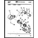 Frigidaire DESFW0 motor and blower parts diagram