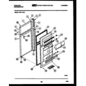 Frigidaire FPE17TLH0 door parts diagram