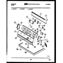 Frigidaire DGCIFH1 console and control parts diagram