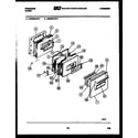Frigidaire REG36CAA4 door parts diagram