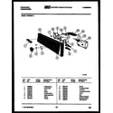 Frigidaire DW3350A1 console and control parts diagram