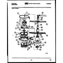 Frigidaire DW3350A1 motor pump parts diagram
