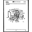 Frigidaire DW3350A1 tub parts diagram
