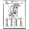 Frigidaire DW3350A1 cabinet parts diagram