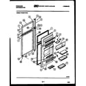 Frigidaire FPCE21TIFF2 door parts diagram