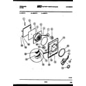 Frigidaire DESFW1 door parts diagram