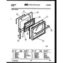 Frigidaire R30BCL4 door parts diagram