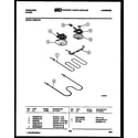 Frigidaire R30BCL4 broiler parts diagram