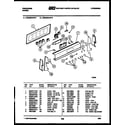 Frigidaire REG36CAF6 backguard diagram