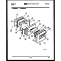 Frigidaire REG36CAF6 door parts diagram