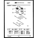 Frigidaire REG36CAF6 broiler parts diagram