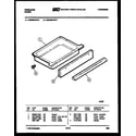 Frigidaire REG36CAF6 drawer parts diagram