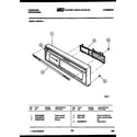 Frigidaire DW6700LW1 console and control parts diagram