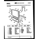 Frigidaire DW6700LW1 door parts diagram
