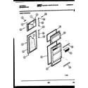 White-Westinghouse GTN155AH2 door parts diagram