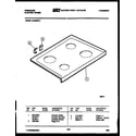 Frigidaire RA30EL4 cooktop parts diagram