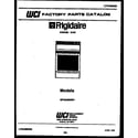 Frigidaire GPG34BNL1 cover diagram