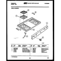 Frigidaire GPG34BNL1 cooktop parts diagram
