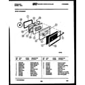 Frigidaire GPG34BNL1 door parts diagram