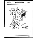 Frigidaire FPD14TLW0 system and automatic defrost parts diagram