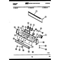 Frigidaire WCISCLW0 console and control parts diagram