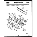 Frigidaire WDSCLL0 console and control parts diagram