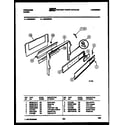 Frigidaire GG34BNW1 backguard diagram