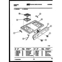 Frigidaire GG34BNW1 cooktop parts diagram