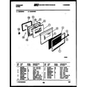 Frigidaire GG34BNW1 door parts diagram