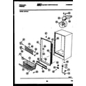 Frigidaire UF21NL2 cabinet parts diagram