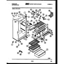 Frigidaire FPD14TILH1 cabinet parts diagram