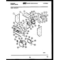 Frigidaire LCE752LL0 cabinet and component parts diagram