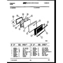 Frigidaire G31BPNL2 door parts diagram