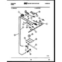 Frigidaire G31BPNL2 burner, manifold and gas control diagram