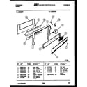 Frigidaire GG32NL2 backguard diagram