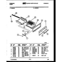Frigidaire GG32NW2 broiler drawer parts diagram