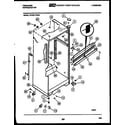 Frigidaire FPCE21TNH0 cabinet parts diagram