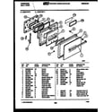 Frigidaire REG74BFB1 door diagram