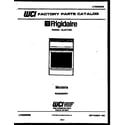 Frigidaire RGS36BNW1 cover diagram