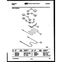 Frigidaire RGS36BNW1 broiler parts diagram