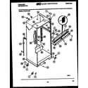 Frigidaire FPCE21TNW2 cabinet parts diagram
