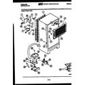 Frigidaire FPCE21TNW2 system and automatic defrost parts diagram