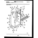 Frigidaire FPES18TLL4 cabinet parts diagram
