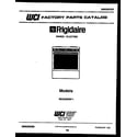 Frigidaire REG533NL1 cover diagram