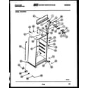 Frigidaire FPD19TFA1 cabinet parts diagram