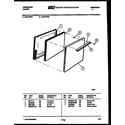 Frigidaire G21PCW5 door parts diagram