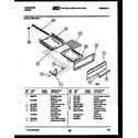 Frigidaire G30LPNW1 broiler drawer parts diagram