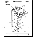 Frigidaire G30LPNW1 burner, manifold and gas control diagram