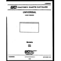 Universal/Multiflex (Frigidaire) M05A null diagram